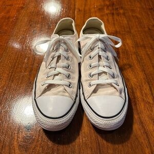 Classic baby pink Converse Canvas Sneakers